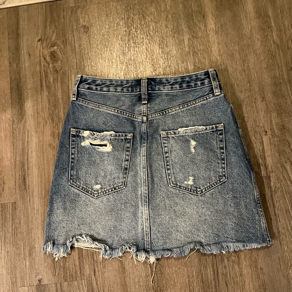 Abercrombie & Fitch Vintage A Line Denim Skirt - Size 26 - Picture 3 of 3